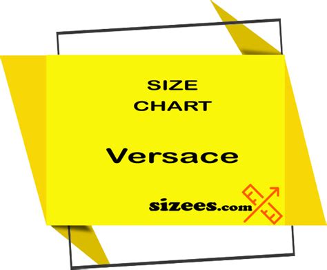 versace bra size chart|versace size 42 in us.